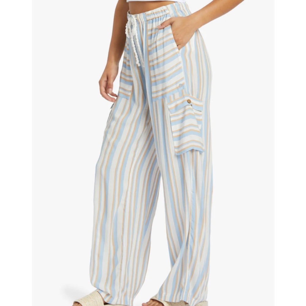 ROXY Precious Cargo Beach Pants Striped - Picture 2 of 11